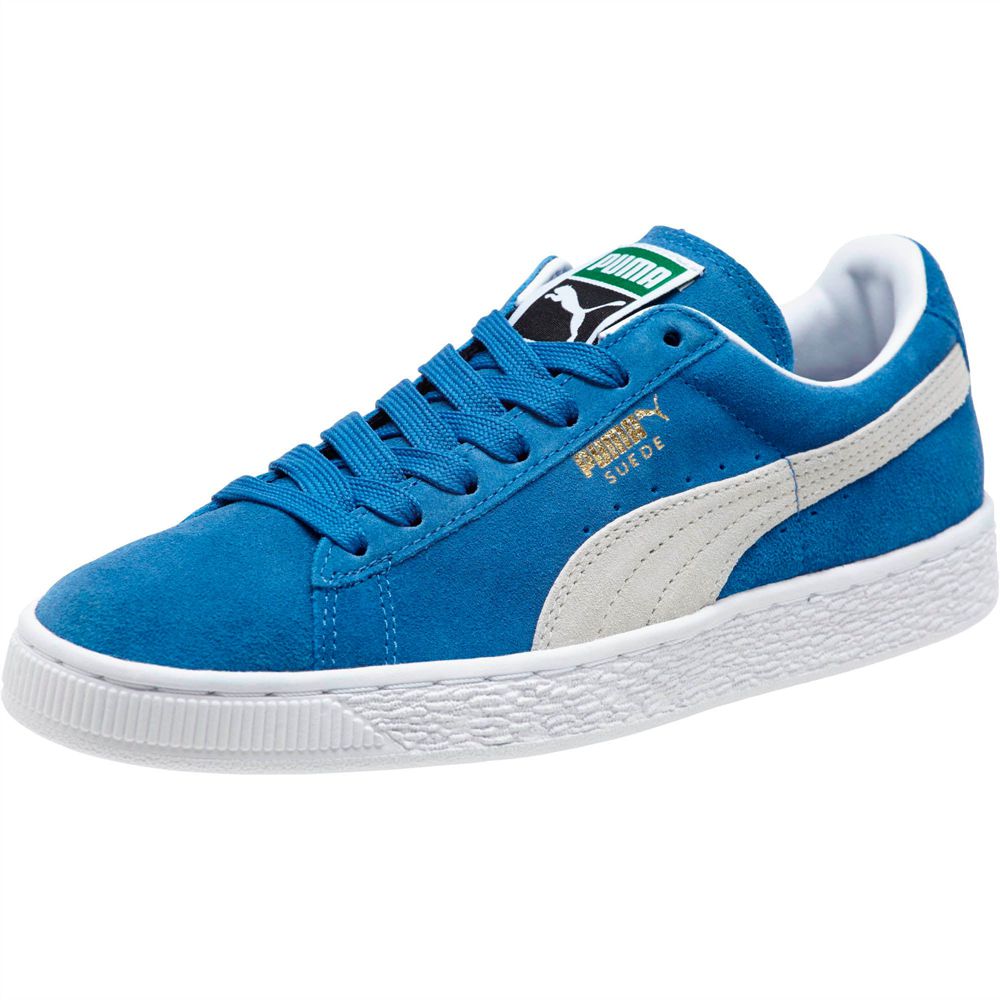 Puma Suede Classic + Női Sportcipő - Kék/Fehér ( Hungary - VHJAY2537 )